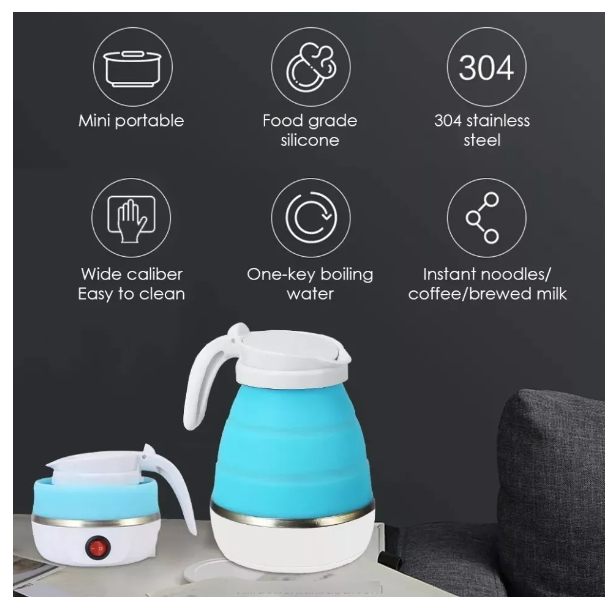 CAFETERA PLEGABLE TETERA JARRA ELECTRICA