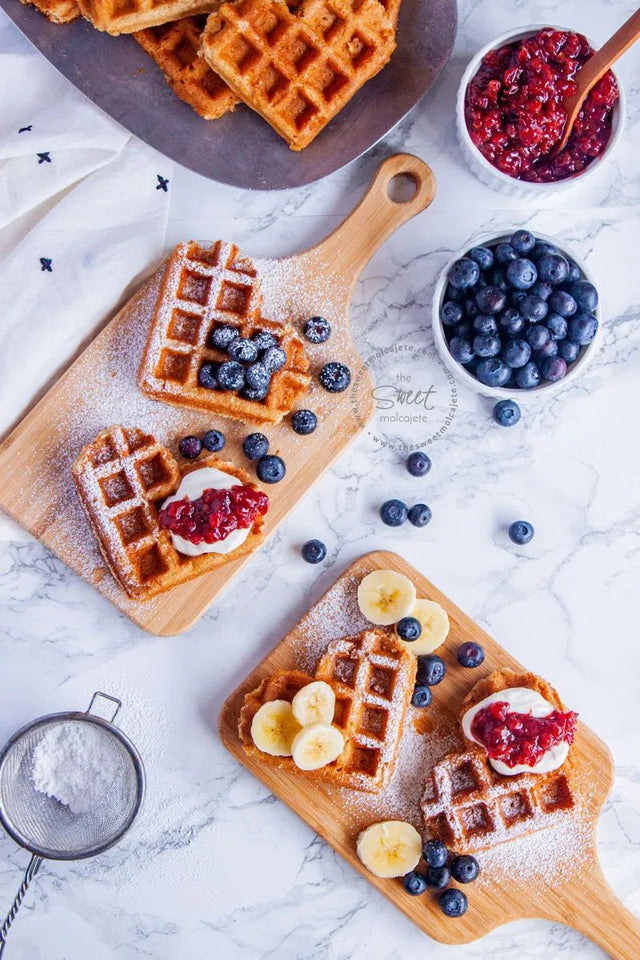 MINI WAFFLERA EN FORMA DE CORAZON