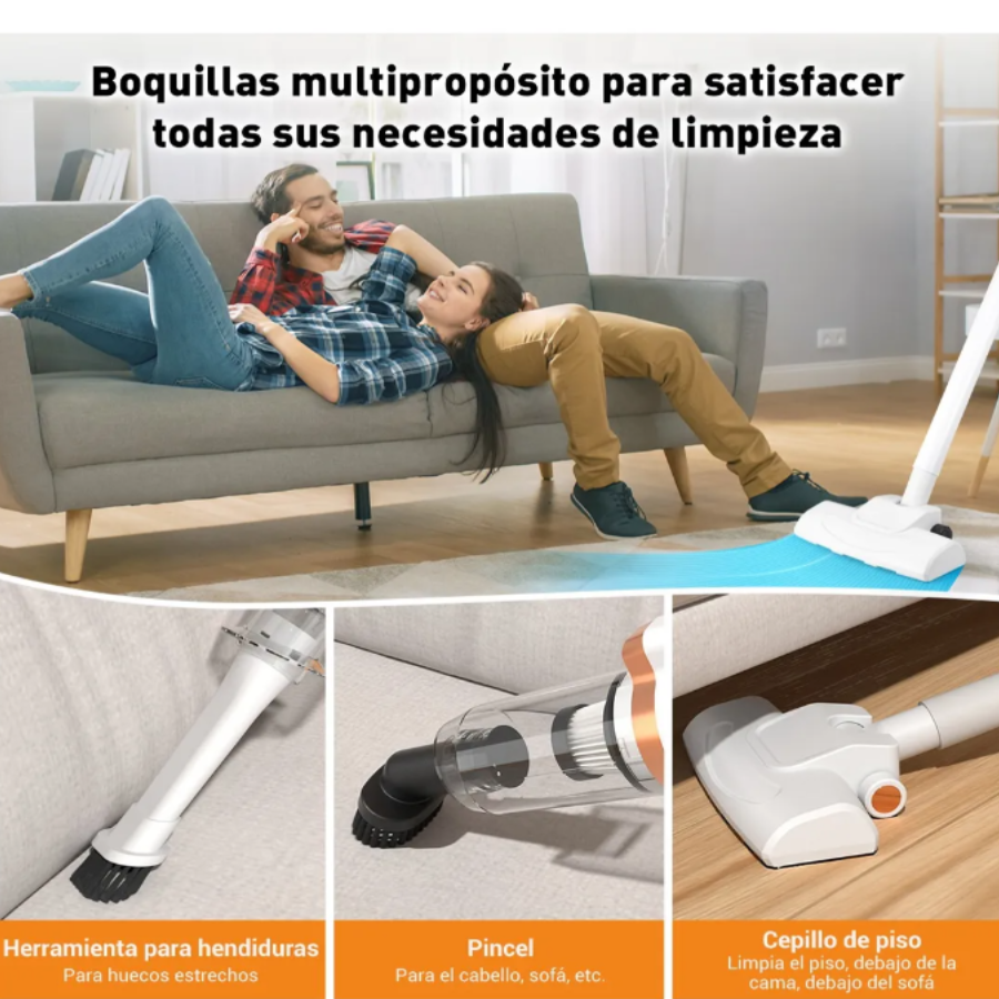 ASPIRADORA LARGA PORTATIL 3 EN 1