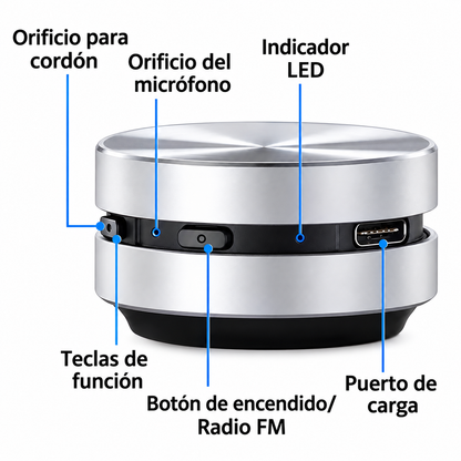 BOCINA BLUETOOTH PORTATIL