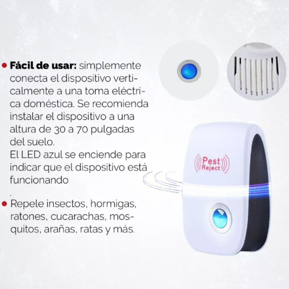 REPELENTE ULTRASONICO DE PLAGAS