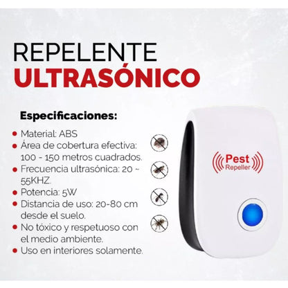 REPELENTE ULTRASONICO DE PLAGAS
