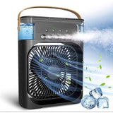 MINI VENTILADOR AIRE ACONDICIONADO LED