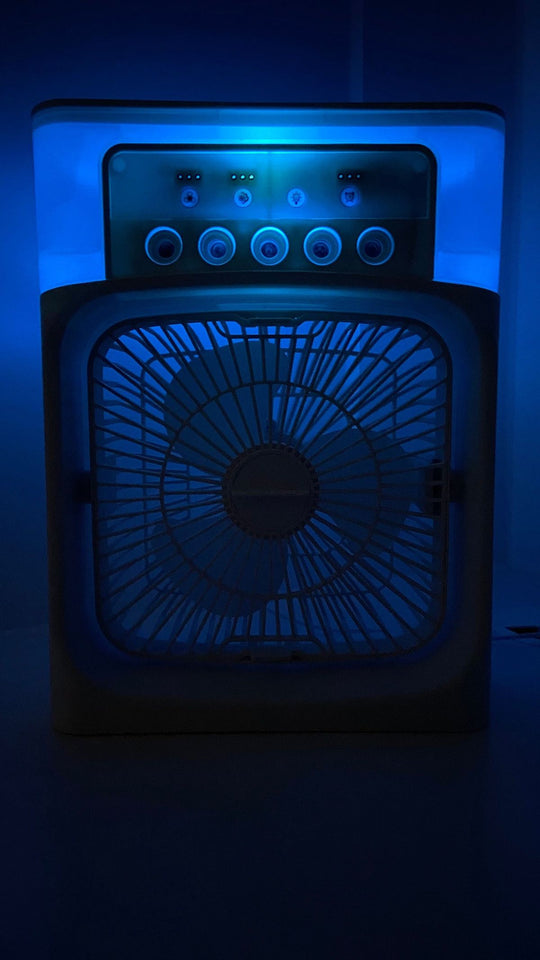 MINI VENTILADOR AIRE ACONDICIONADO LED