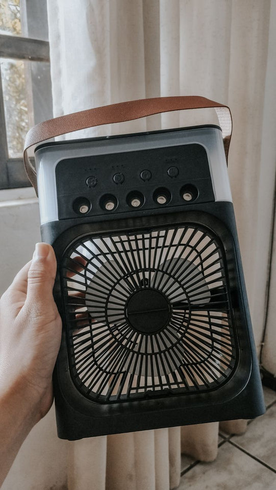 MINI VENTILADOR AIRE ACONDICIONADO LED